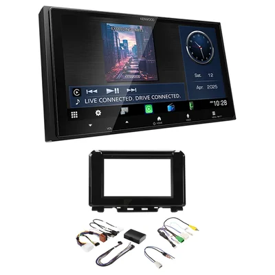 Kenwood DMX7525S + Aerpro FP8396K - Head Unit Upgrade Kit Fits Suzuki Jimny 2018-
