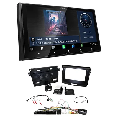Kenwood DMX7525S + Aerpro FP8473K - Head Unit Upgrade Kit Fits Ford Ranger 2018-2021 PX MkIII (Headunit Dependant)