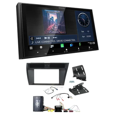 Kenwood DMX7525S + Aerpro FP8491K - black Head Unit Upgrade Kit Fits Various Audi Vehicles
