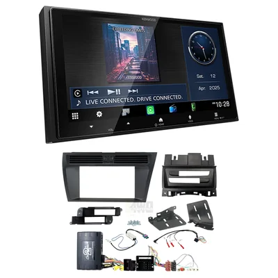 Kenwood DMX7525S + Aerpro FP8492K - black Head Unit Upgrade Kit Fits Various Audi Vehicles