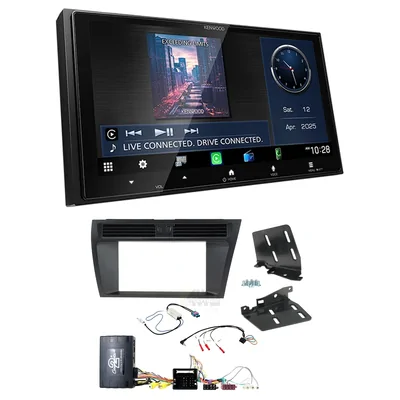 Kenwood DMX7525S + Aerpro FP8494K - black Head Unit Upgrade Kit Fits Various Audi Vehicles