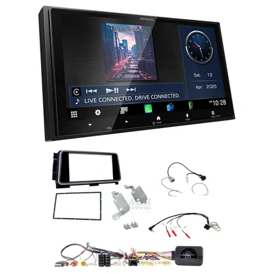Kenwood DMX7525S + Aerpro FP8495K - Head Unit Upgrade Kit Fits Nissan micra gloss black
