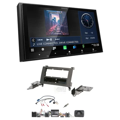 Kenwood DMX7525S + Aerpro FP8529K - Single / black Head Unit Upgrade Kit Fits Mercedes Sprinter 2007-2018 (Headunit Dependant)