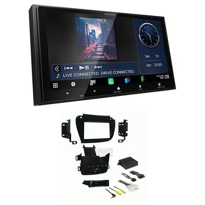 Kenwood DMX7525S + Aerpro FP8533K - Single / matte black Head Unit Upgrade Kit Fits Various Dodge Vehicles