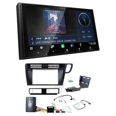 Kenwood DMX7525S + Aerpro FP8572K - matte black Head Unit Upgrade Kit Fits Audi Q5 2009-2016 (8R)