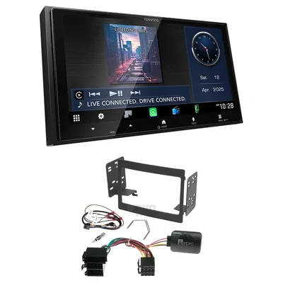 Kenwood DMX7525S + Aerpro FP9056K - black Head Unit Upgrade Kit Fits Various Holden Vehicles