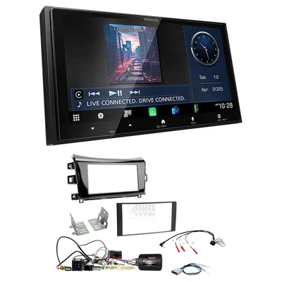 Kenwood DMX7525S + Aerpro FP9109BK - Head Unit Upgrade Kit Fits Nissan Navara 2015-2020 D23 (Headunit Dependant)