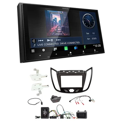Kenwood DMX7525S + Aerpro FP9124K - Head Unit Upgrade Kit Fits Ford Kuga 2013- TF