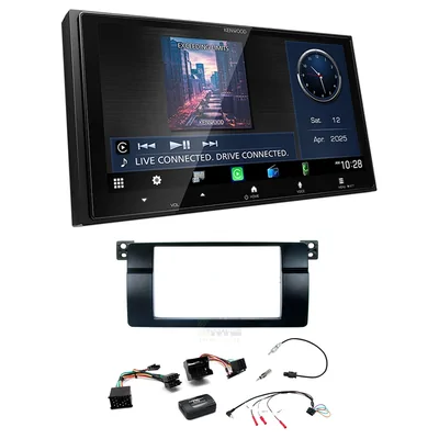 Kenwood DMX7525S + Aerpro FP9223K - Head Unit Upgrade Kit Fits BMW 3 Series 1998-2005 E46 (Headunit Dependant)