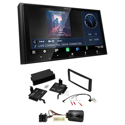 Kenwood DMX7525S + Aerpro FP9228K - Head Unit Upgrade Kit Fits Hyundai Santa Fe 2006-2008 CM (Headunit Dependant)
