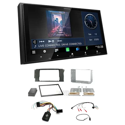 Kenwood DMX7525S + Aerpro FP9290K - Head Unit Upgrade Kit Fits Various Landrover Vehicles