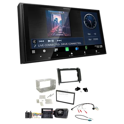Kenwood DMX7525S + Aerpro FP9292K - Head Unit Upgrade Kit Fits Various Mercedes Vehicles