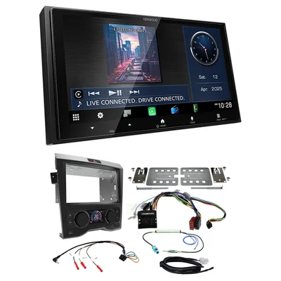 Kenwood DMX7525S + Aerpro FP9355BK - Head Unit Upgrade Kit Fits Holden Commodore 2006-2011 VE Series I (Headunit Dependant)
