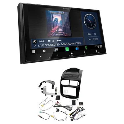 Kenwood DMX7525S + Aerpro FP9680PK - head unit installation kit Fits Ford Falcon 2014-2016 FG-X (Sedan)