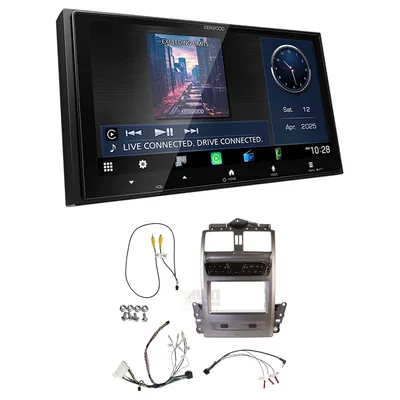 Kenwood DMX7525S + Aerpro FP9750GK - gunmetal Head Unit Upgrade Kit Fits Various Ford Vehicles
