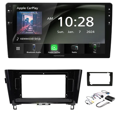 Kenwood DMX80AXS + Aerpro AKNI4 Bundle 9" Trapezoid Head Unit with install kit to suit nissan 2015-2019