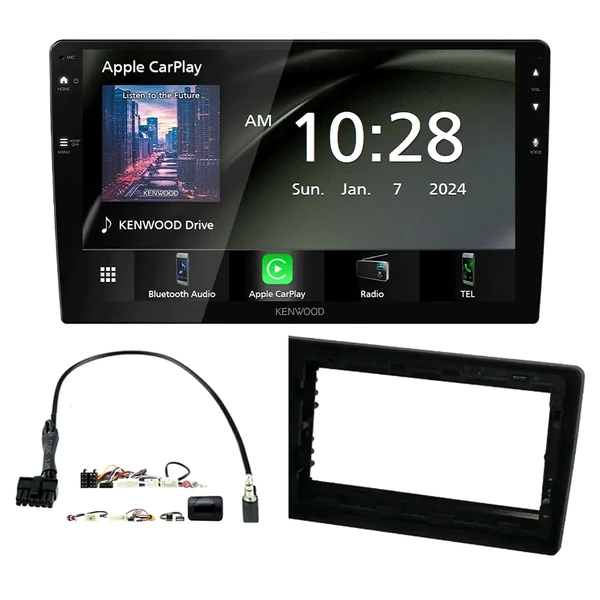 Kenwood DMX80AXS 9" Trapezoid Head Unit Bundle for TOYOTA 86 2017 - 2020 