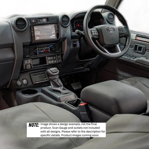 Full Length 2.8L Automatic Full Length Console to suit 79 Series LandCruiser Dual Cab 2024+ Facelift