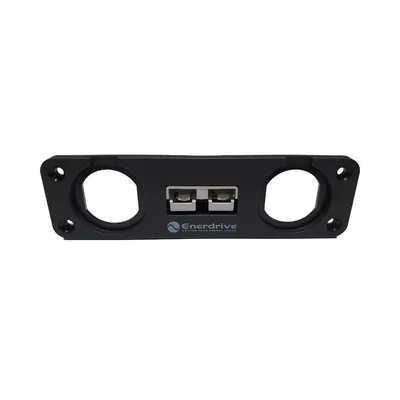 Enerdrive Panel Mount 50A Anderson Plug Holder and 2 Socket Holes EA-APH-03