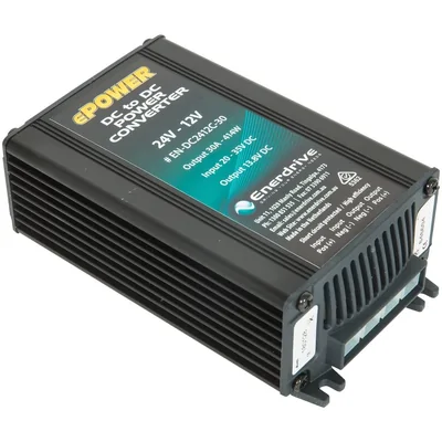 Enerdrive 24v-12v 30A DC Converter Output 13.8V EN-DC2412C-30