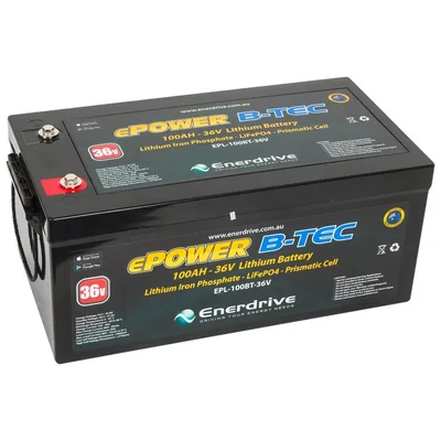 Enerdrive B-TEC 100amp / 36v LiFePO4 Battery BT EPL-100BT-36V