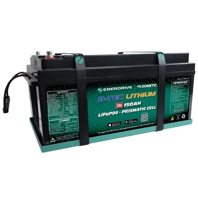 Enerdrive B-TEC 150amp / 24v LiFePO4 Battery Gen2 EPL-150BT-24V-G2