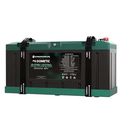 Enerdrive B-TEC ULTRA 200amp / 12v LiFePO4 Battery Gen3 IP67 EPL-200BT-12V-G3
