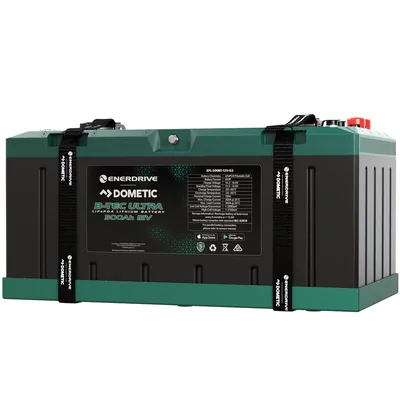 Enerdrive B-TEC ULTRA 300amp / 12v LiFePO4 Battery Gen3 IP67 EPL-300BT-12V-G3