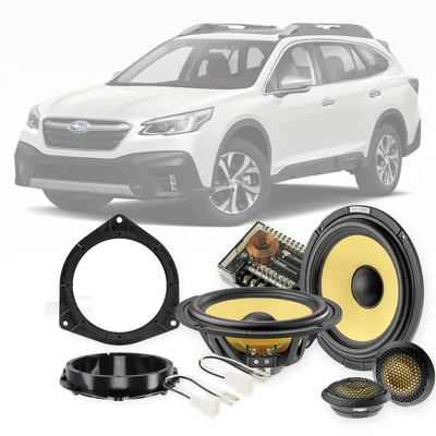 Subaru Outback Focal 6.5-Inch Front Speaker Upgrade Bundle 2015-2020