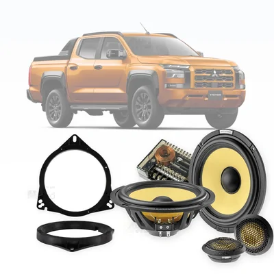 Mitsubishi Triton MV Focal 6.5-Inch Front Speaker Upgrade Bundle 2024-Onwards