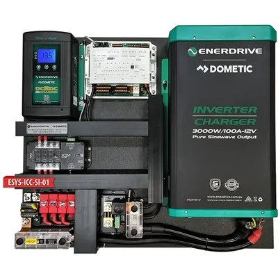 Enerdrive eSYSTEM 40 DCDC, 3K INV/CHRG, SIMARINE inc SPDU ESYS-ICC-SI-01