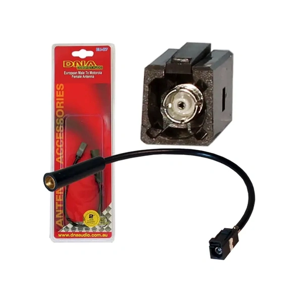 DNA Audio EU-07 European Male To Motorola Female Antenna Adaptor