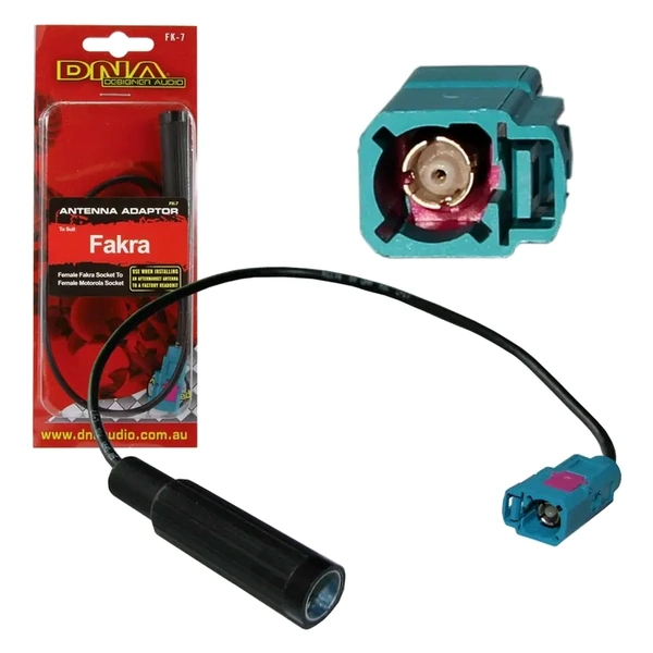 DNA Audio FK-7 Female Fakra Socket To Standard Male Motorola Antenna Socket