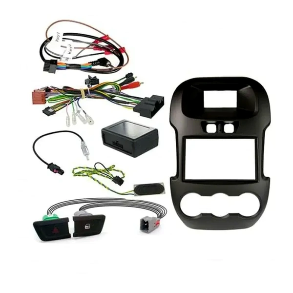 Aerpro FP8083K Head Unit Install Kit Black fits Ford Ranger PX with 4.2" OEM Display