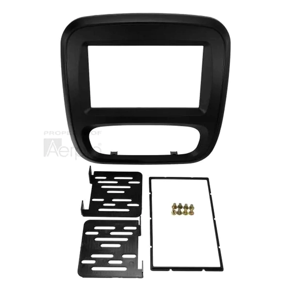 Aerpro FP8589 Double din facia to suit Renault trafic manual climate without touch screen