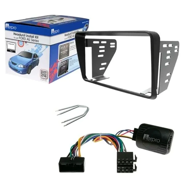 Aerpro FP9240K Head Unit Install Kit Black fits Ford AU