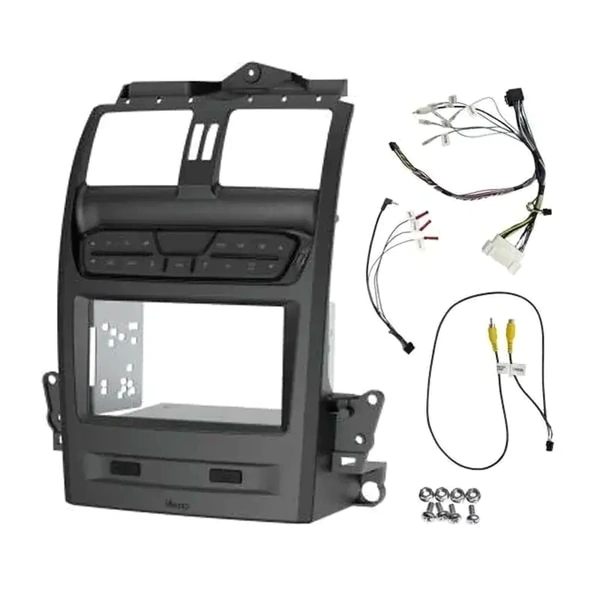 Aerpro FP9750GK Double DIN Fascia Gunmetal fits Ford Falcon BA/BF Territory SX/SY