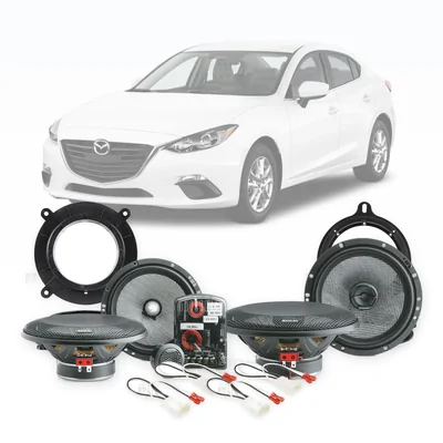 Mazda 3 Axela BM Focal 6.5-Inch Front and Rear Speaker Upgrade Bundle 2013-2016