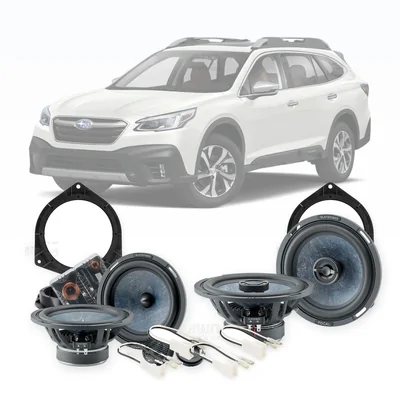 Subaru Outback Focal 6.5-Inch Front and Rear Speaker Upgrade Bundle 2015-2020
