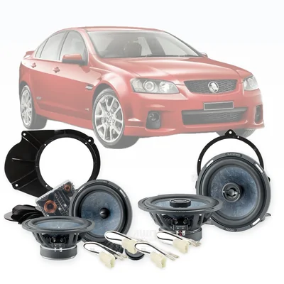Holden Commodore VE Series II Focal 6.5-Inch Front and Rear Speaker Upgrade Bundle 2011-2012