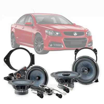 Holden Commodore VF Focal 6.5-Inch Front and Rear Speaker Upgrade Bundle 2013-2017