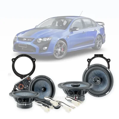 Ford Falcon FG Focal 6.5-Inch Front and Rear Speaker Upgrade Bundle 2008-2011