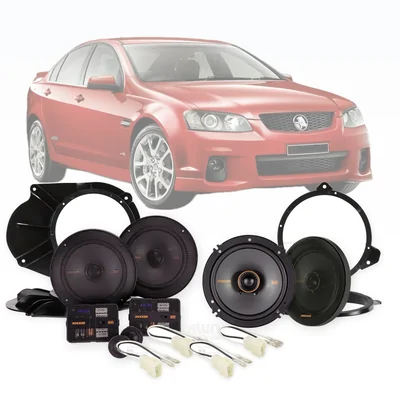 Holden Commodore VE Series II Kicker 6.5-Inch Front and Rear Speaker Upgrade Bundle 2011-2012