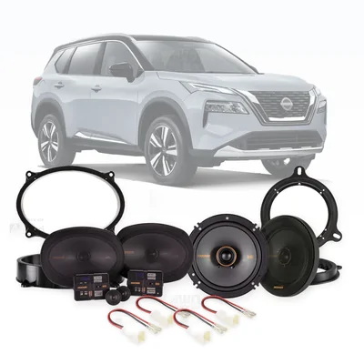 Nissan X-Trail T33 Kicker 6x9-Inch Front and 6.5-Inch Rear Speaker Upgrade Bundle 2022-Onwards