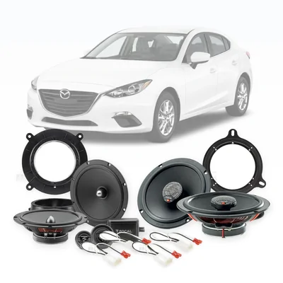 Mazda 3 Axela BM Focal 6.5-Inch Front and Rear Speaker Upgrade Bundle 2013-2016