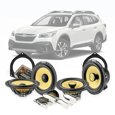 Subaru Outback Focal 6.5-Inch Front and Rear Speaker Upgrade Bundle 2015-2020