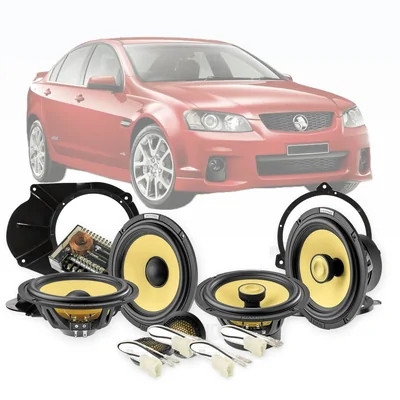 Holden Commodore VE Series II Focal 6.5-Inch Front and Rear Speaker Upgrade Bundle 2011-2012