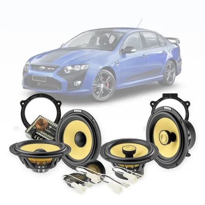 Ford Falcon FG Focal 6.5-Inch Front and Rear Speaker Upgrade Bundle 2008-2011