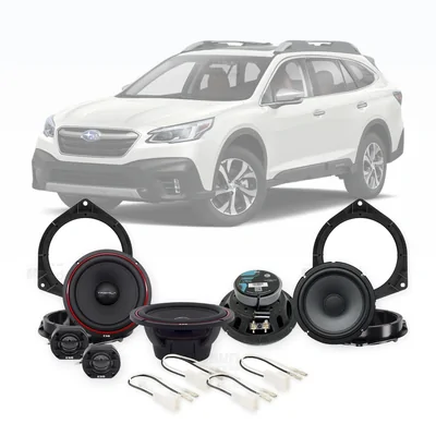 Subaru Outback ESB Audio 6.5-Inch Front and Rear Speaker Upgrade Bundle 2015-2020