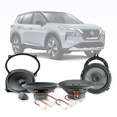 Nissan X-Trail T33 Focal 6x9-Inch Front and 6.5-Inch Rear Speaker Upgrade Bundle 2022-Onwards